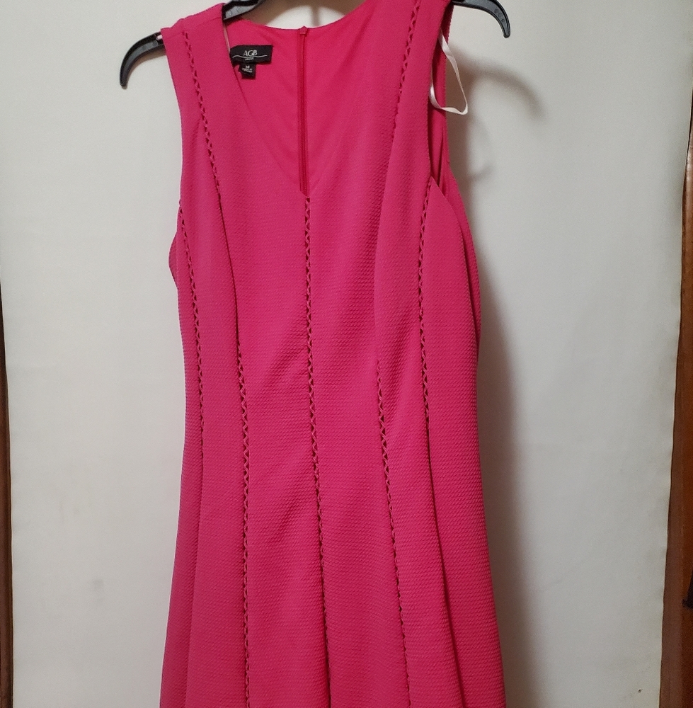 Pink AGB Plus Size Dress